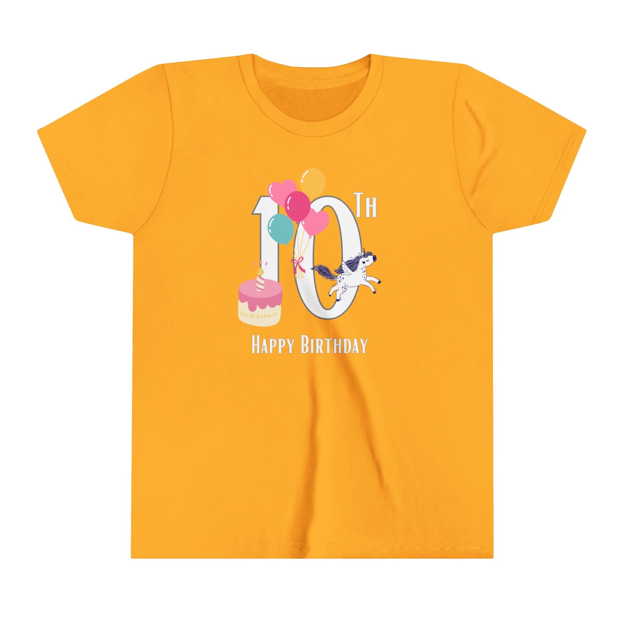 Happy 10th Birthday Unicorn Tee